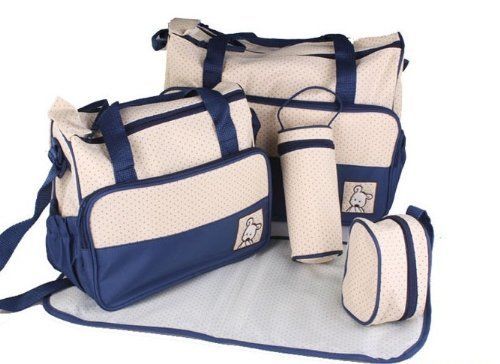 Baby Diaper Bag Suits For Mom Baby Bottle Holder Mother Mummy Stroller Maternity Nappy Bags Sets