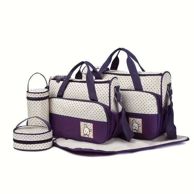 Baby Diaper Bag Suits For Mom Baby Bottle Holder Mother Mummy Stroller Maternity Nappy Bags Sets