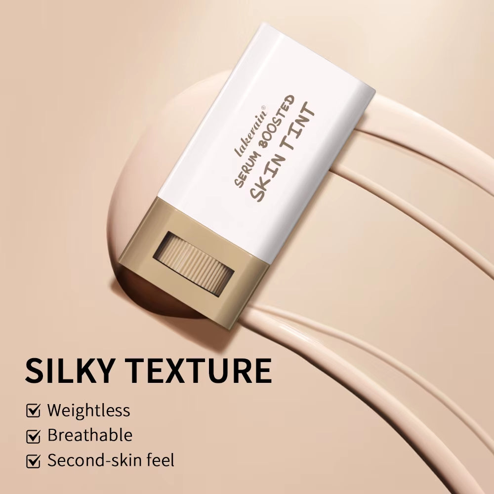 Eraser Foundation Stick Silky Texture Moisturizing Smooth Boosted Skin Tint Foundation Stick Travel-Friendly Concealer Stick