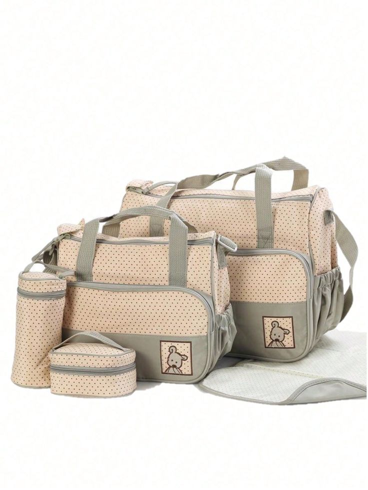 Baby Diaper Bag Suits For Mom Baby Bottle Holder Mother Mummy Stroller Maternity Nappy Bags Sets