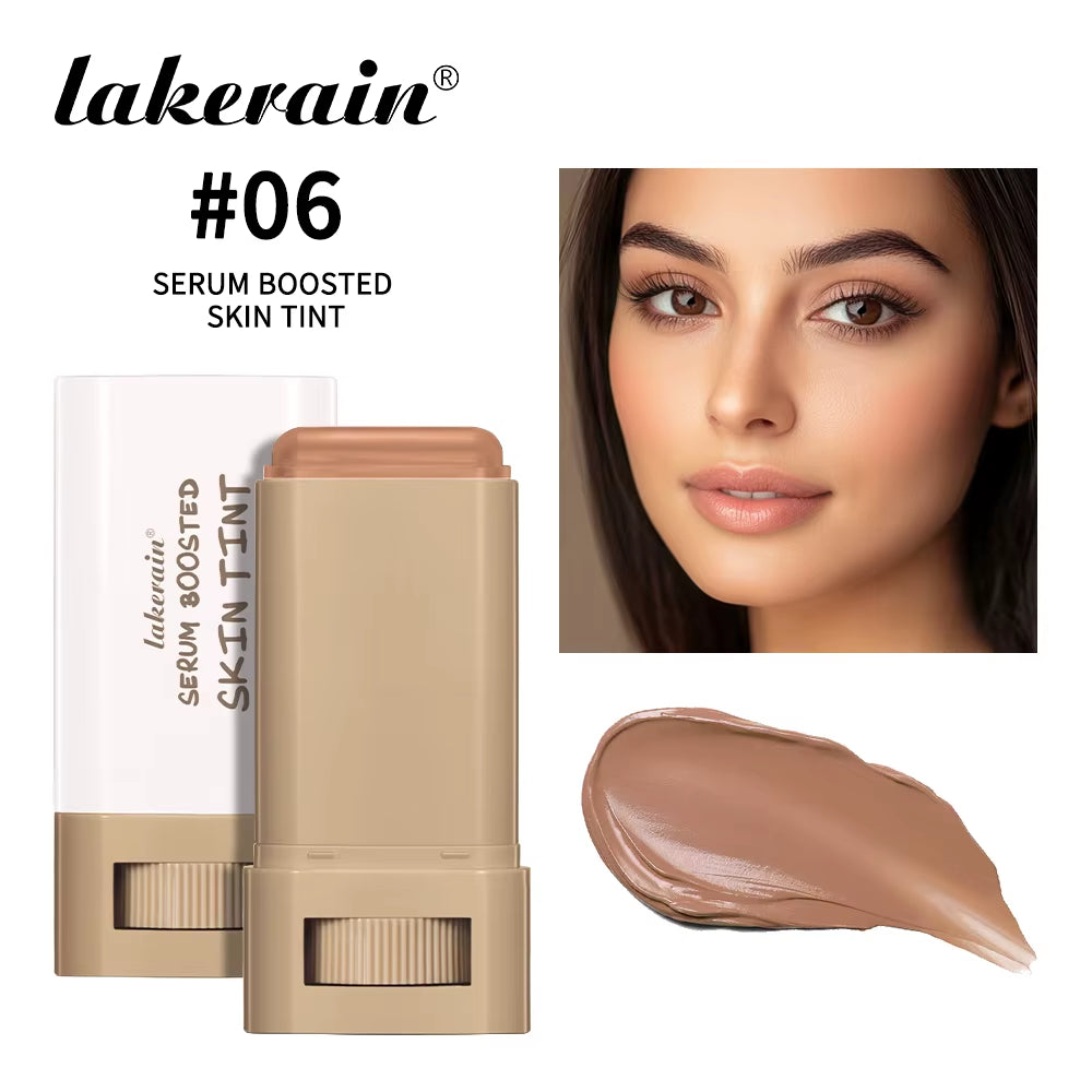 Eraser Foundation Stick Silky Texture Moisturizing Smooth Boosted Skin Tint Foundation Stick Travel-Friendly Concealer Stick