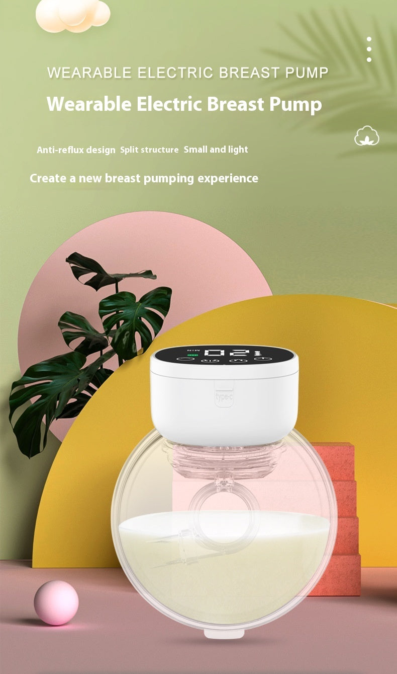 Wearable Electric Smart Invisible Anti-backflow Breast Milk Collector